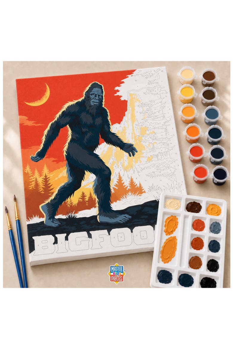 Big Foot - Paint by Number, Alternate, color, Multicolor