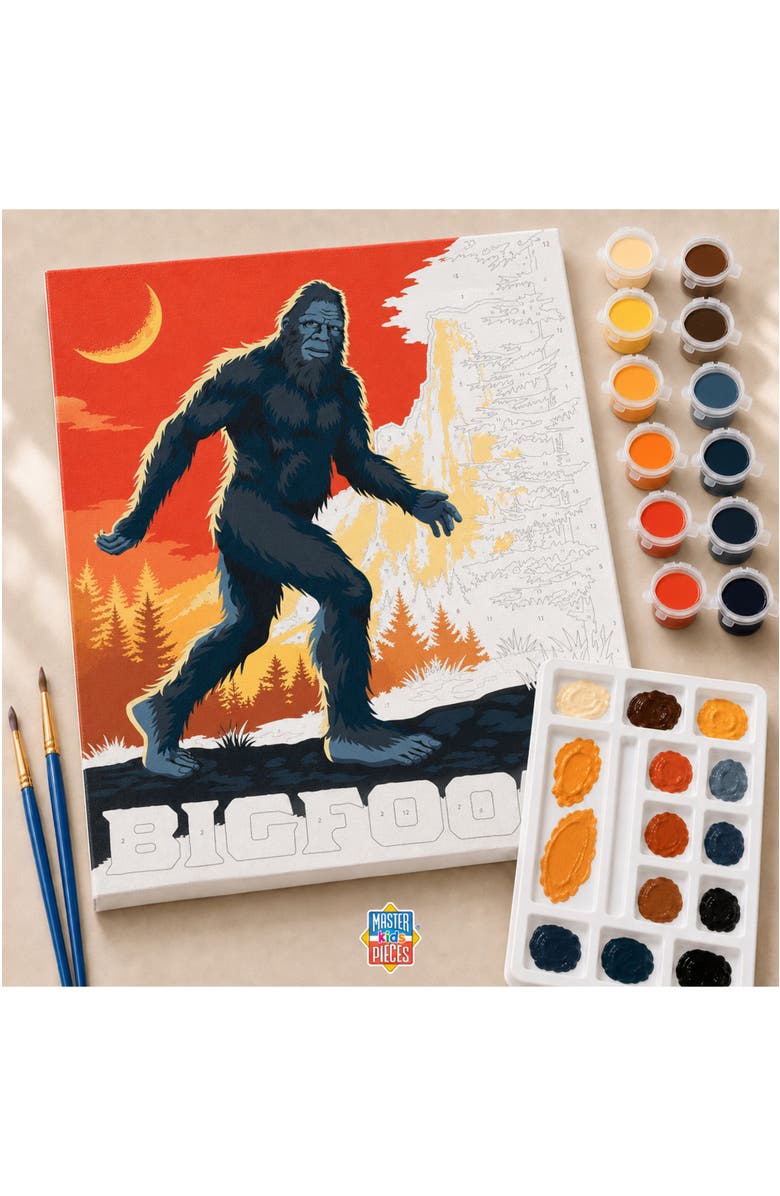 Works of Ahhh... Big Foot - Paint by Number, Alternate, color, Multicolor