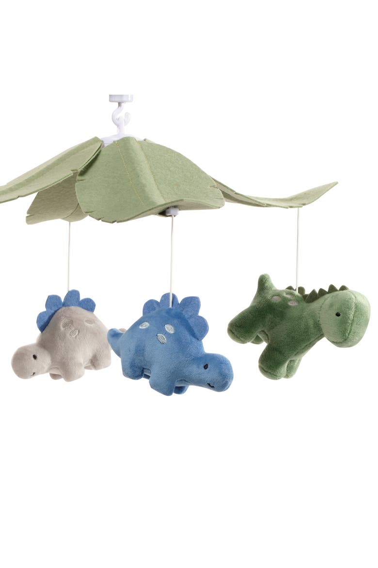Dino-Might Multicolor Dinosaur Musical Baby Crib Mobile Soother Toy, Alternate, color, Multicolor