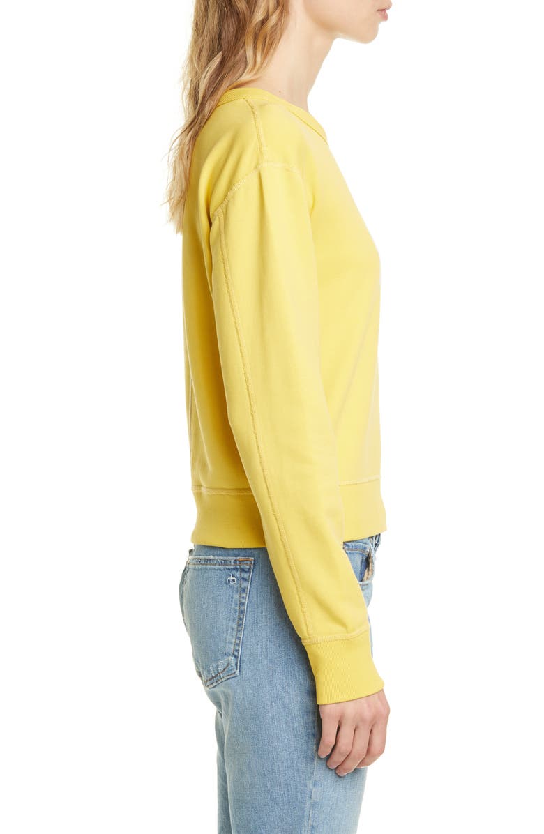 rag & bone Be Kind Embroidered Sweatshirt, Alternate, color, 