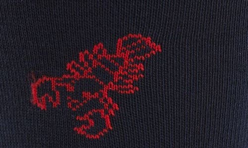 PAUL SMITH PAUL SMITH LOBSTERS COTTON BLEND DRESS SOCKS 