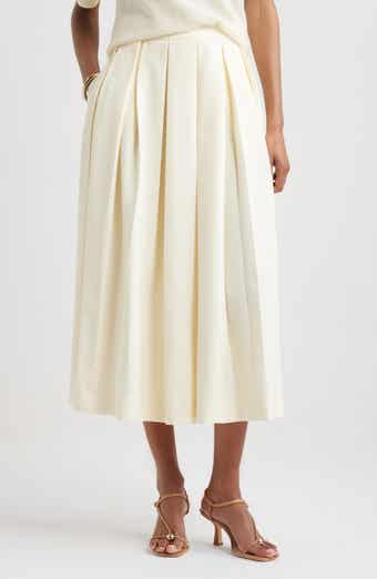 Nordstrom Pleated Midi Skirt