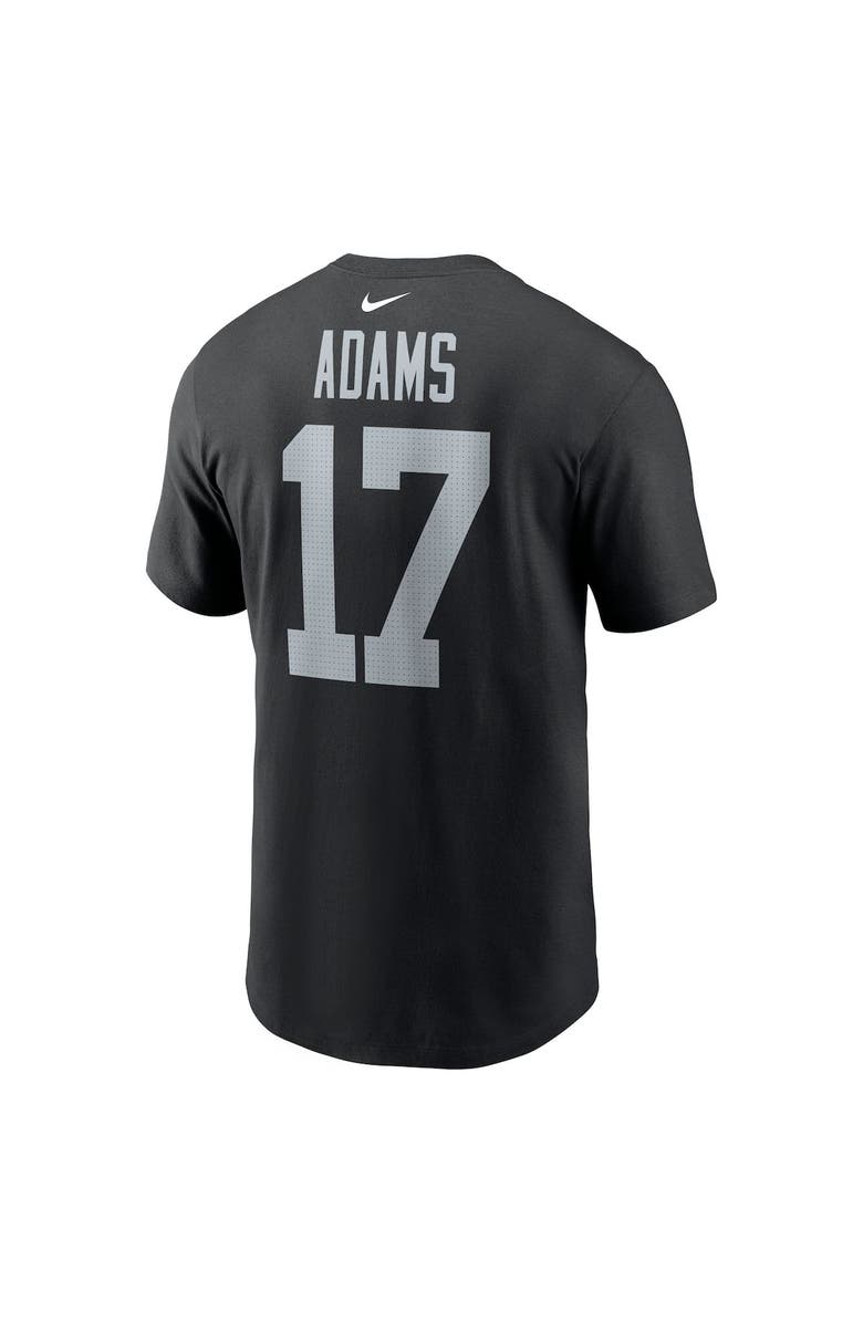 Nike Men's Nike Davante Adams Black Las Vegas Raiders Player Name & Number T-Shirt, Alternate, color, 