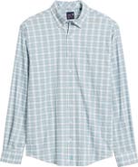 johnnie-O Gatlin Check Performance Button-Up Shirt