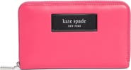 Kate Spade New York smooth leather medium zip wallet