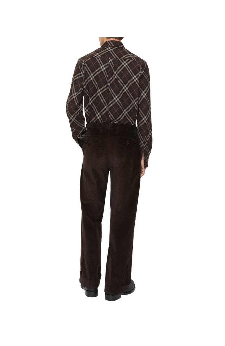 Burberry Corduroy Trousers, Alternate, color, Clove Brown