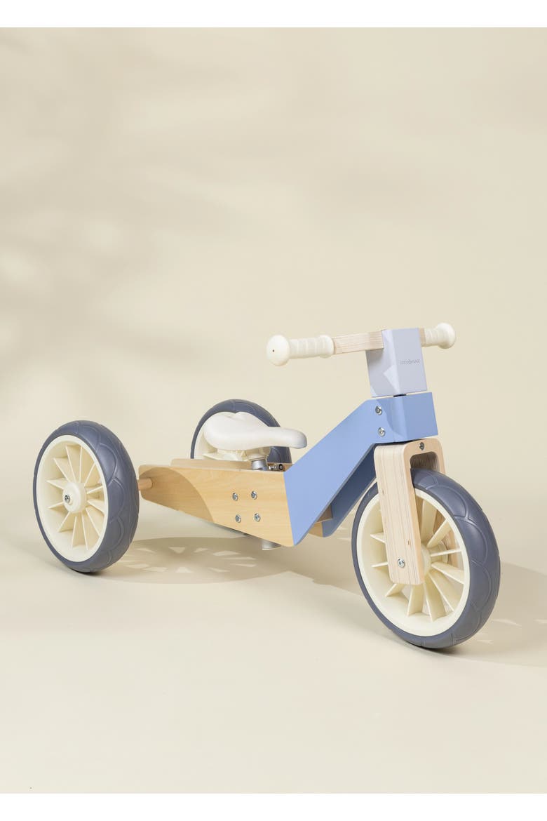 Evolutive Wooden Balance Bike - 3 in 2, Main, color, Ocean