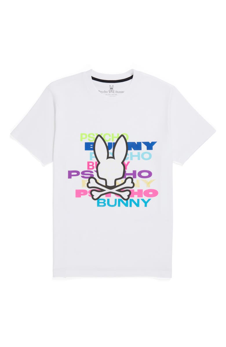 Psycho Bunny Tyrian Graphic Tee, Alternate, color, 