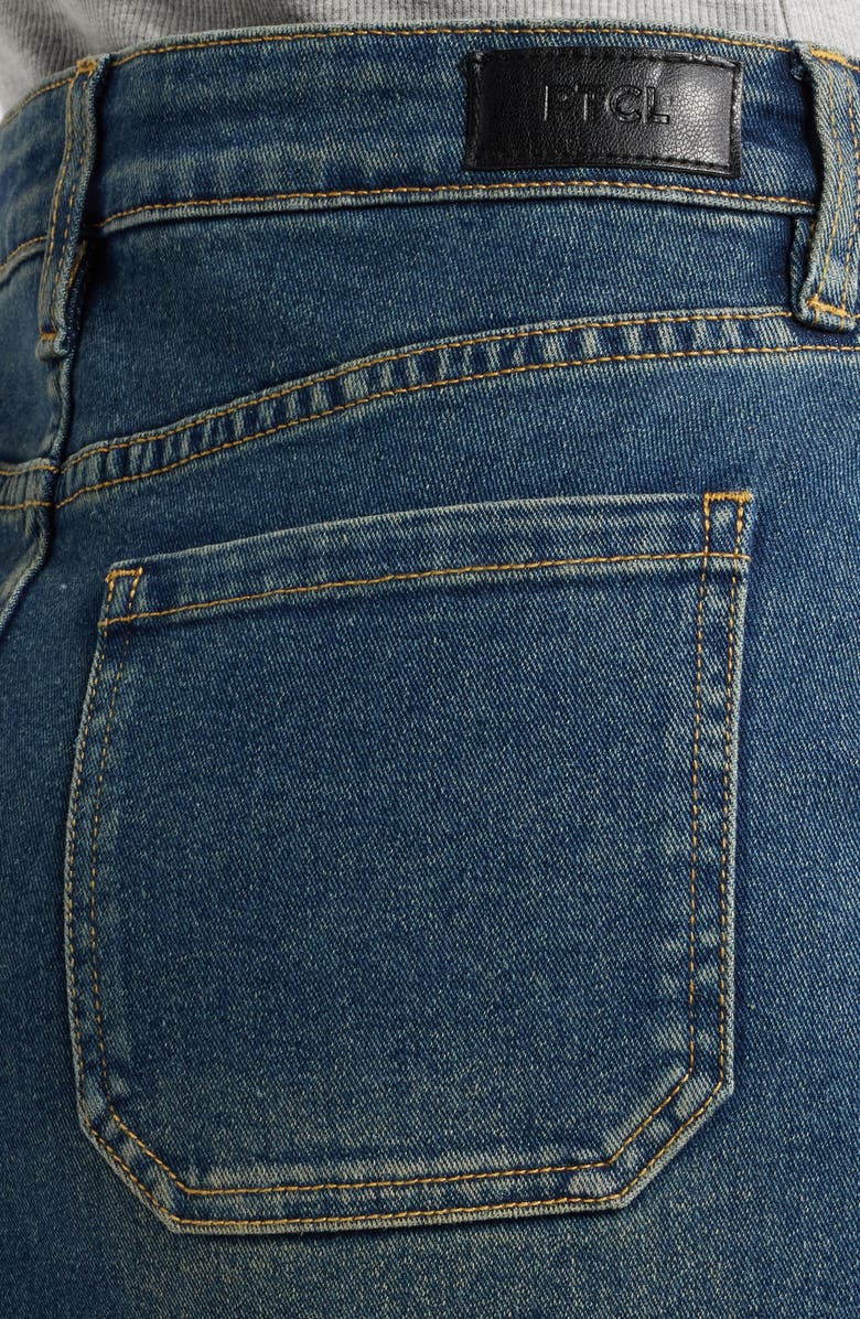 PTCL Mara Denim Miniskirt, Alternate, color, Dark Indigo