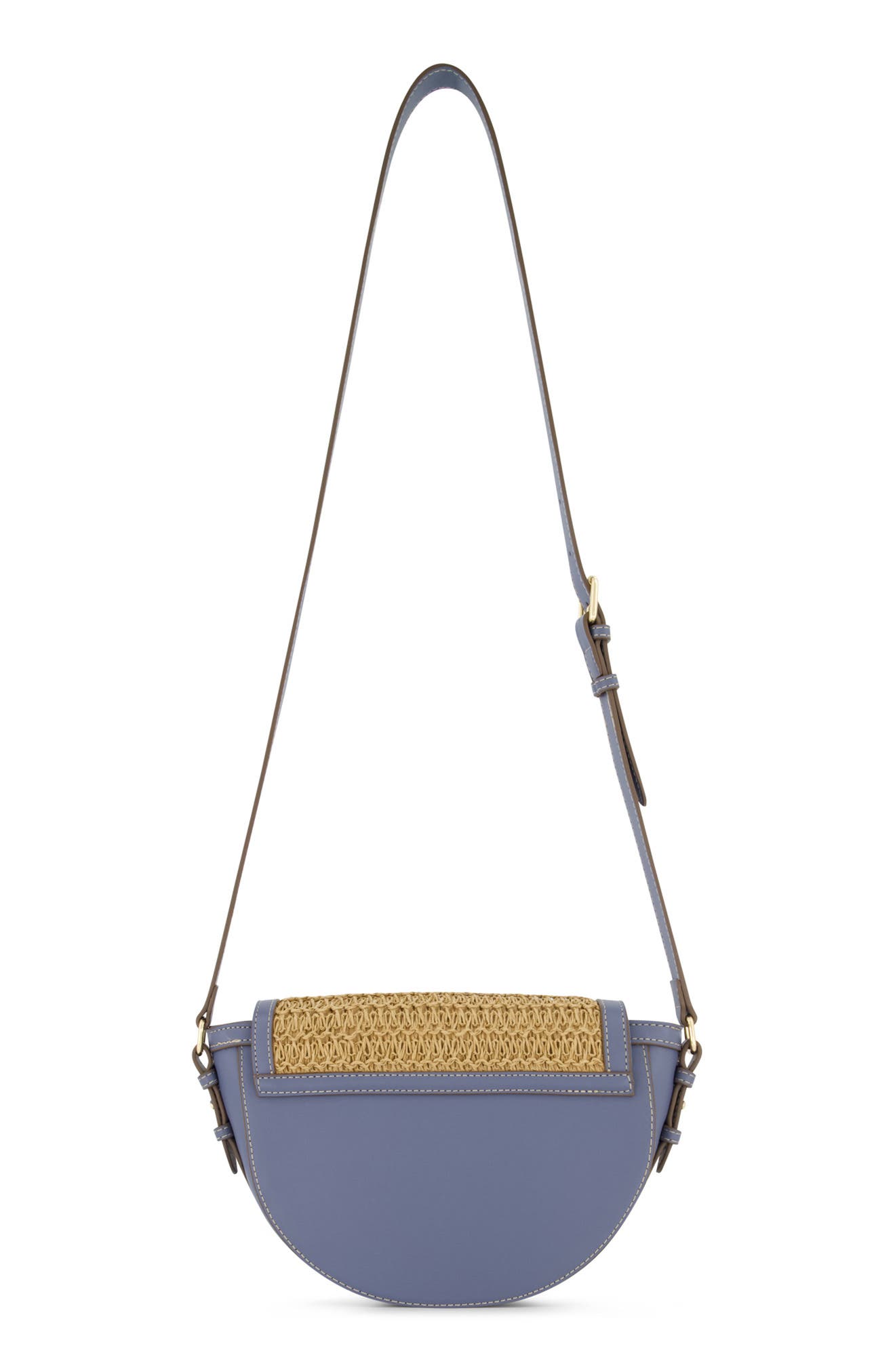 Tommy Bahama Logo Debossed Raffia Crossbody Bag, Alternate, color, Navy