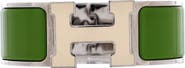 Pre-Owned Hermes Clic H Bracelet Enamel Wide