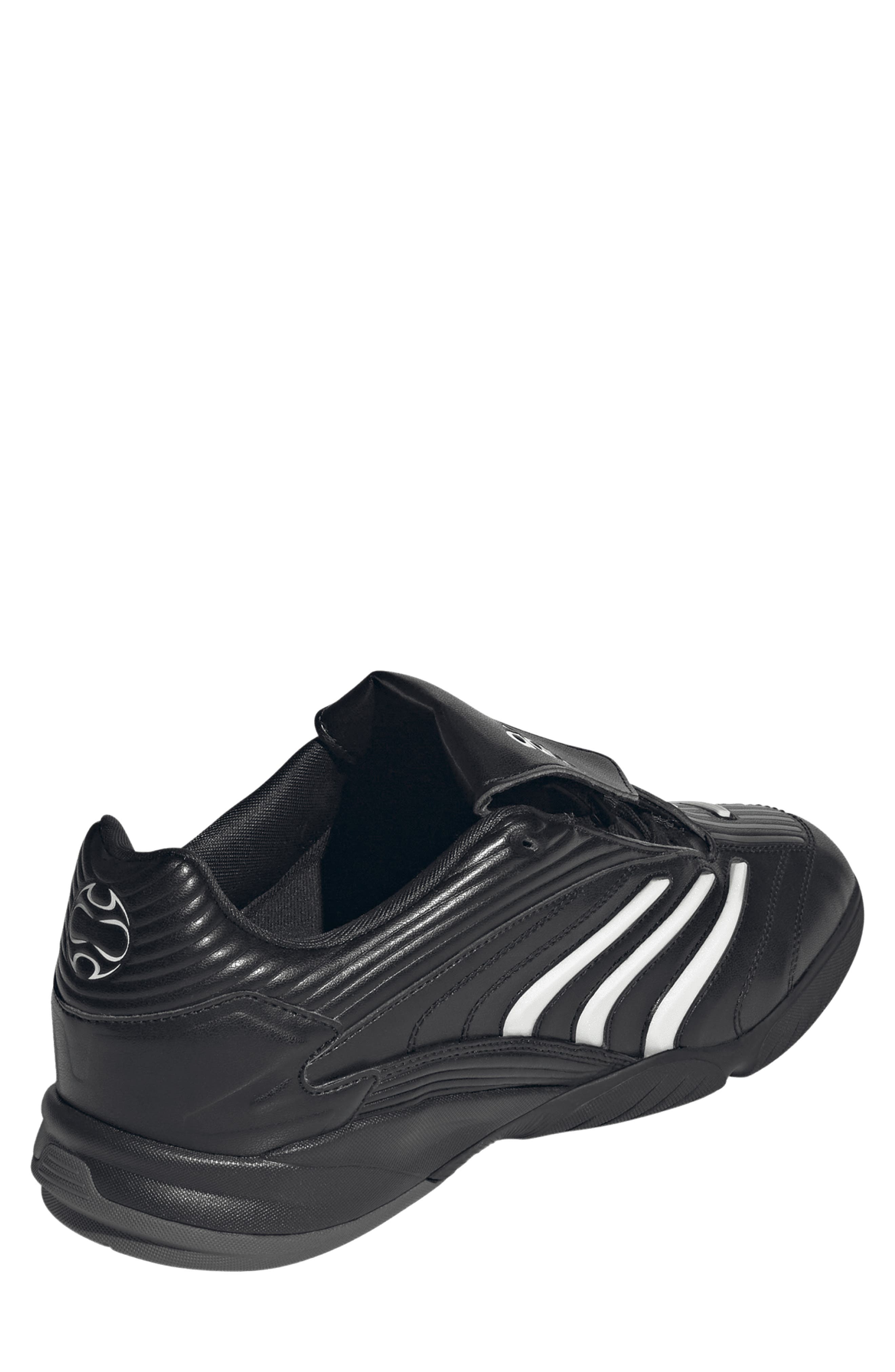 adidas Gender Inclusive Predator Sala Soccer Sneaker, Alternate, color, Black/Zero Metallic/Lucid Red