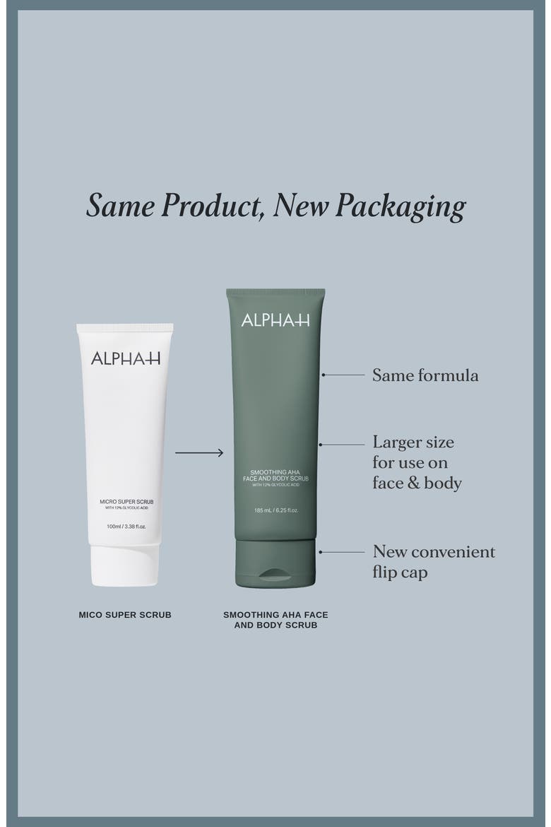 Smoothing AHA Face and Body Scrub, Alternate, color, None