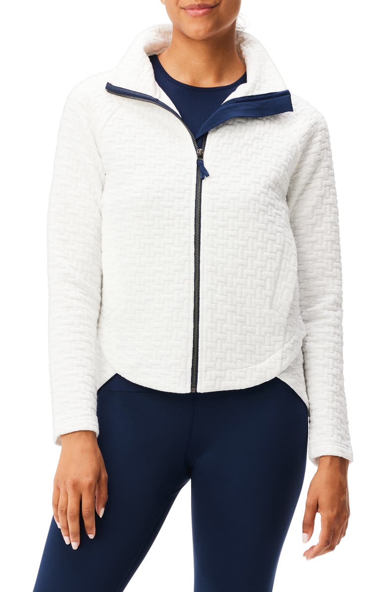 NZ ACTIVE by NIC+ZOE All Year Quilted Jacket, Main, color, Milk White