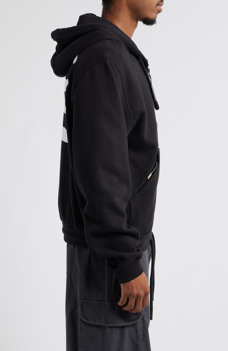 RC Outdoor Supply Stack Logo Graphic Zip-Up Hoodie, Alternate, color,