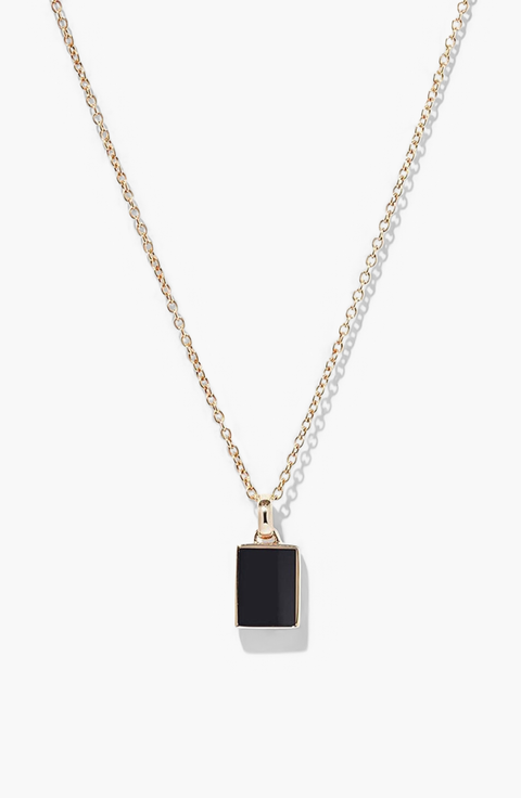Black Onyx Pendant Necklace