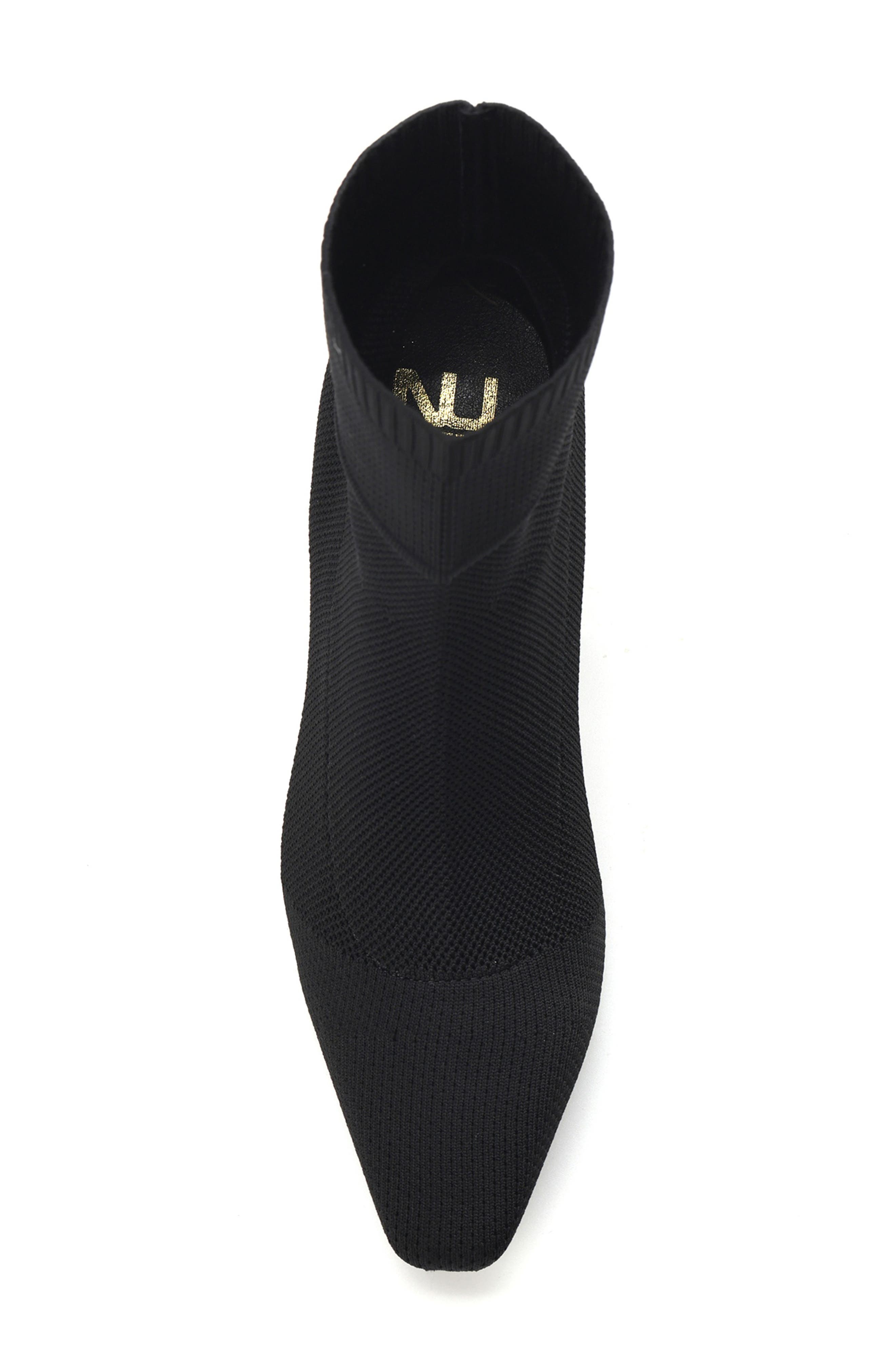 NINETY UNION Sidney Block Heel Sock Bootie, Alternate, color, Black