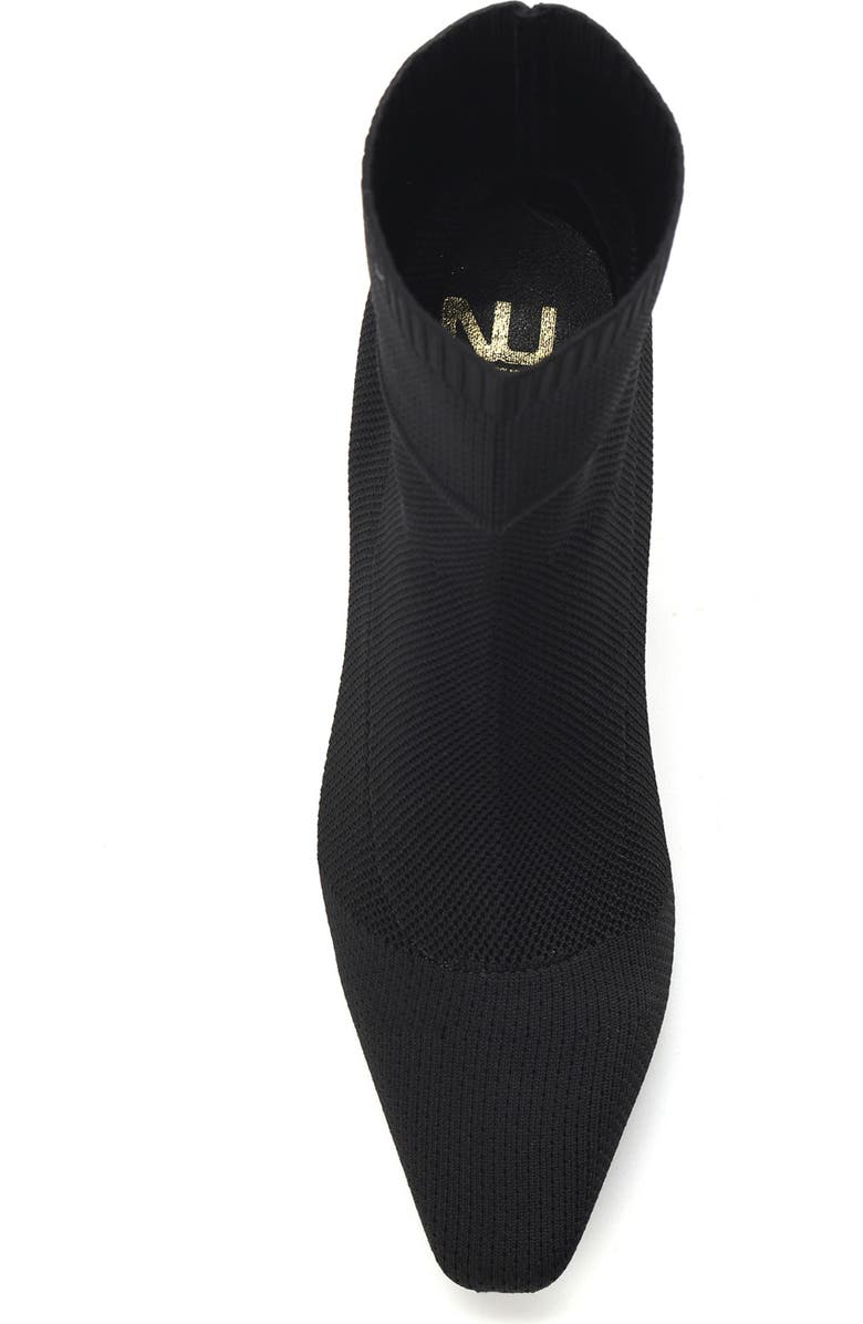 NINETY UNION Sidney Block Heel Sock Bootie, Alternate, color, Black