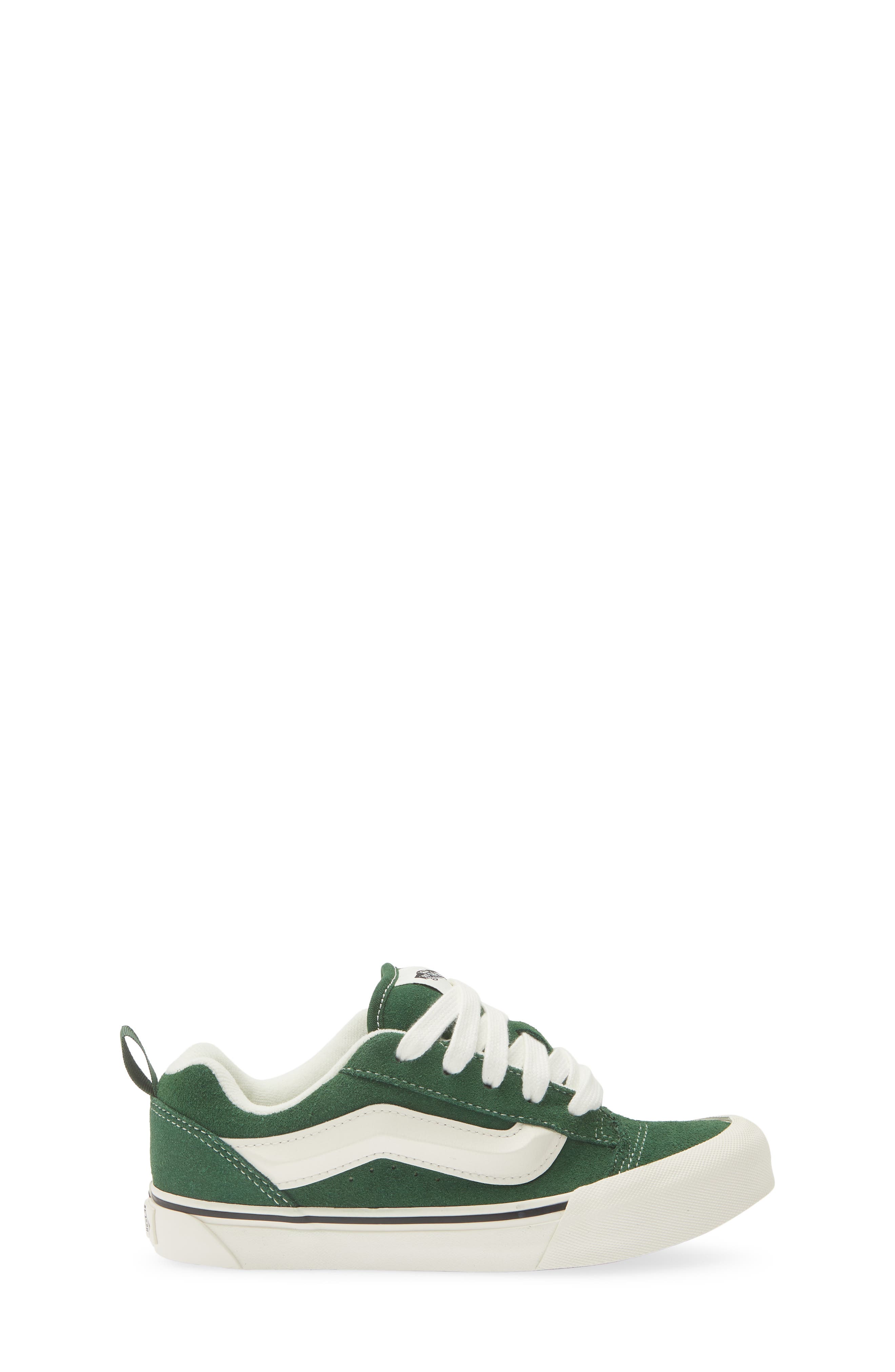 Kids' Knu Skool Sneaker, Alternate, color, SUED GREEN