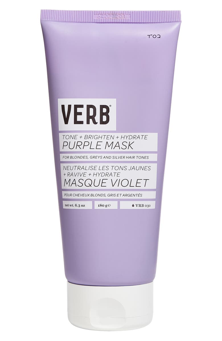 Verb Purple Toning & Hydrating Hair Mask, Main, color, 