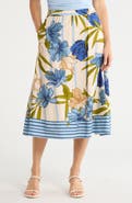 Halogen® Border Full Maxi Skirt