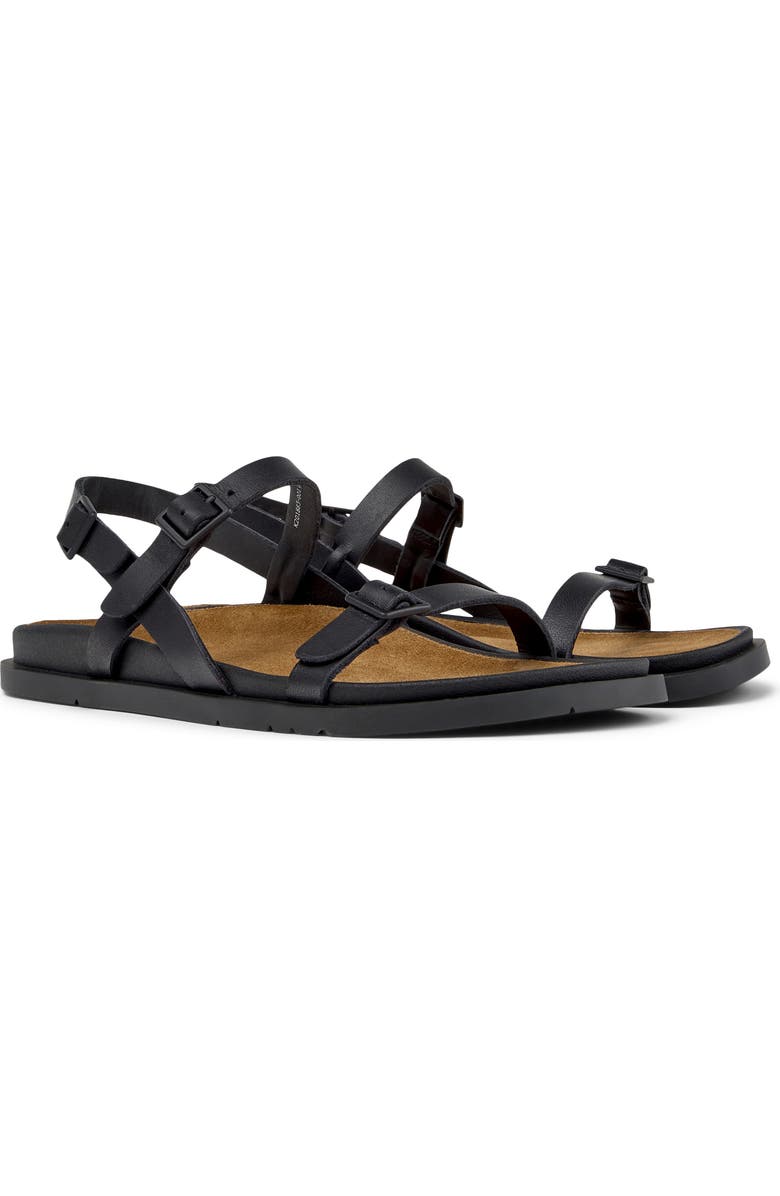 Camper Lluc Sandal, Main, color, Black