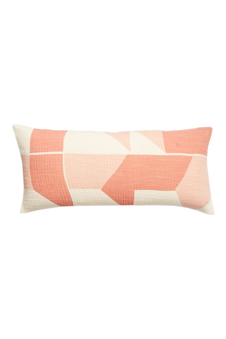 Print Accent Pillow, Main, color, PINK DAWN MULTI