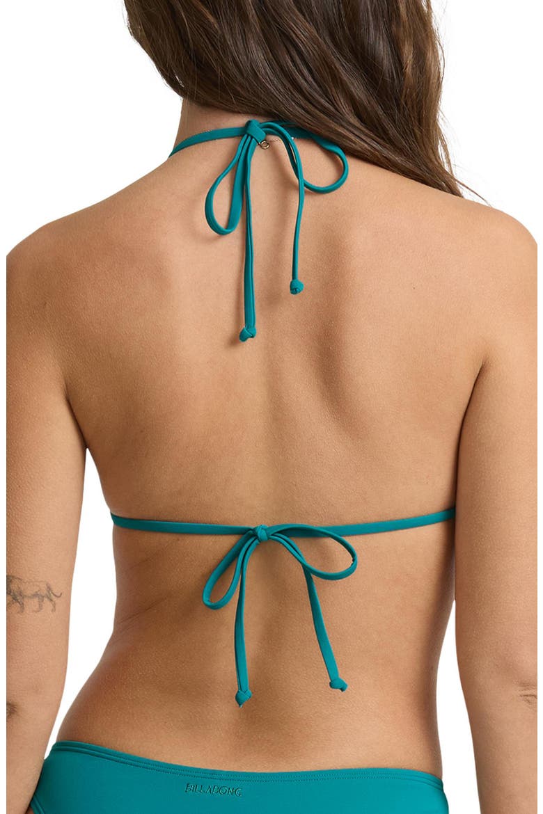 Sol Searcher Multi Tri Triangle Bikini Top, Alternate, color, EVERGREEN.