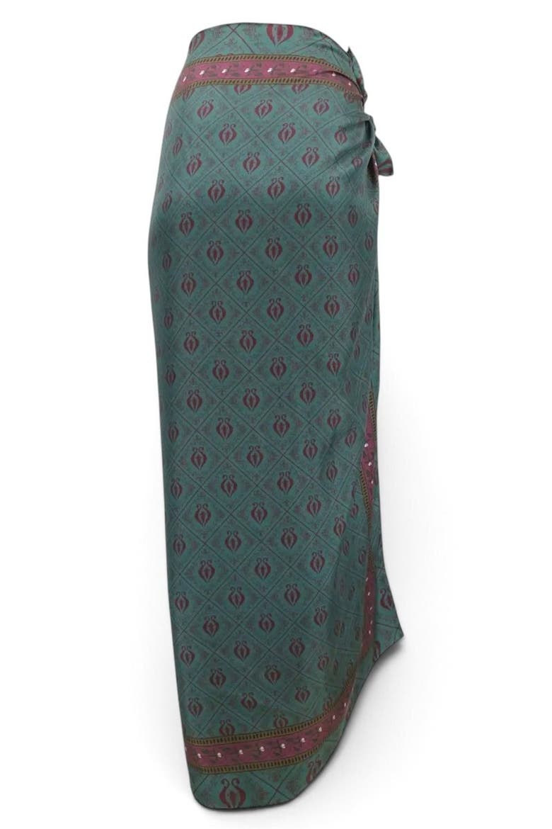 Diamond Sea Large Horse Scarf, Alternate, color, Teal