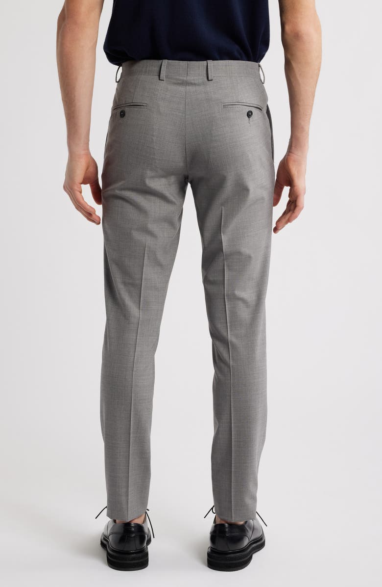 AllSaints Ross Solid Slim Fit Taper Leg Wool Pants, Alternate, color, Mid Grey