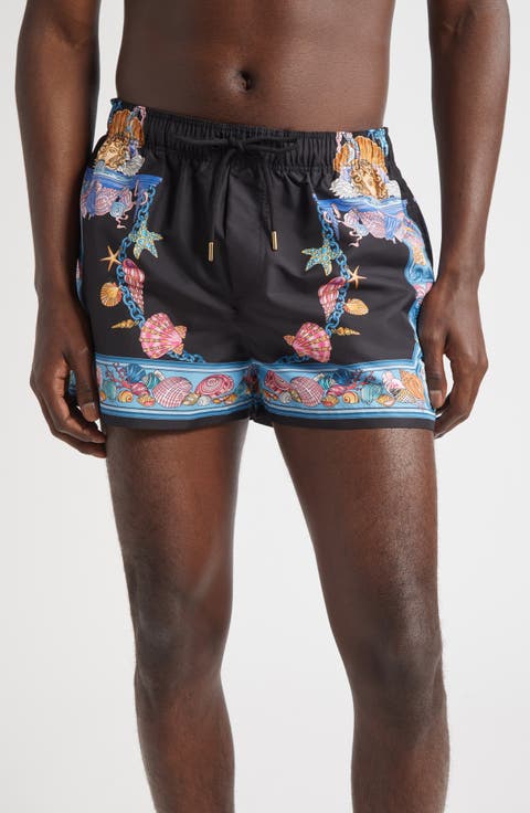 Coral Theater Swim Trunks