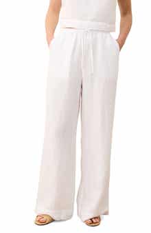 Marine Layer Linen Blend Wide Leg Pants