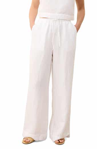 Marine Layer Linen Blend Wide Leg Pants
