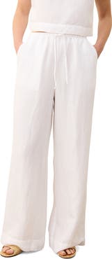 Marine Layer Linen Blend Wide Leg Pants
