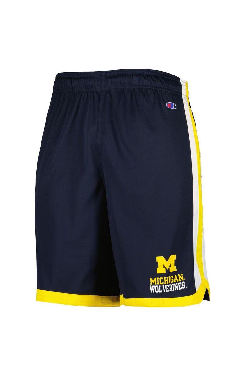 Champion Men's Champion Navy Michigan Wolverines Basketball Shorts, Alternate, color,
