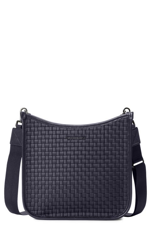 Woven Nylon Box Crossbody