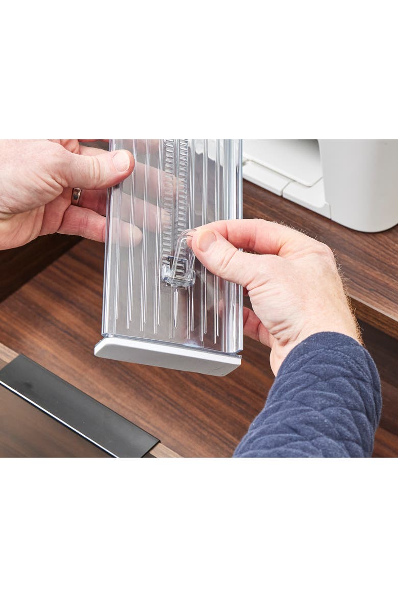 Plastic Adjustable Deep Drawer Dividers - Set of 2 - Clear, Alternate, color, Clear