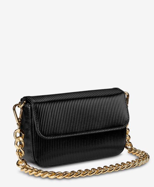 Gigi New York Twiggy Shoulder Bag In Black
