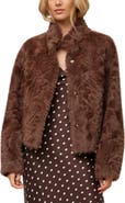 FIFTEEN TWENTY Mackenzie Reversible Faux Fur Coat