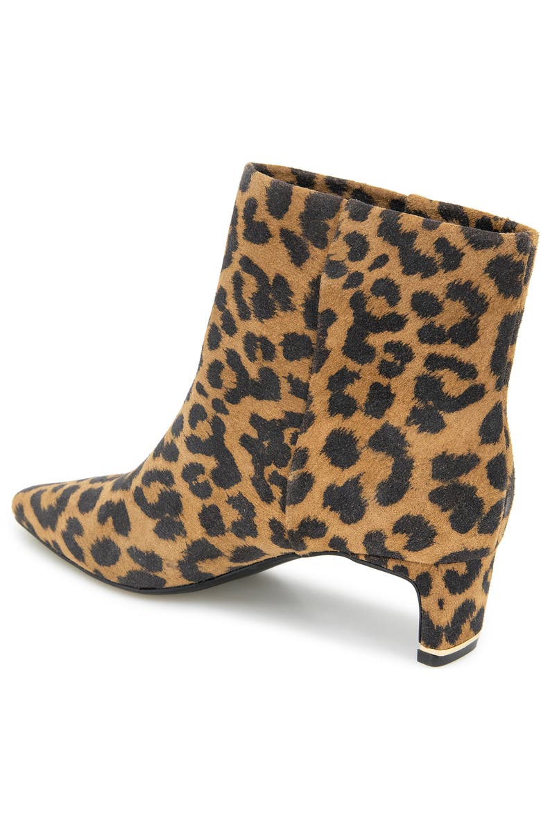 Kenneth Cole Mirandao Pointed Toe Boot, Alternate, color, Leopard Suede