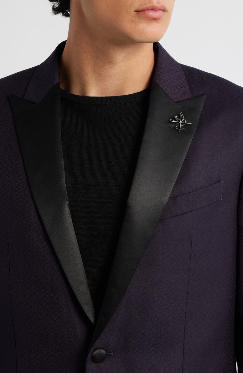 John Varvatos Star USA Brooklyn Sport Coat, Alternate, color, Purple
