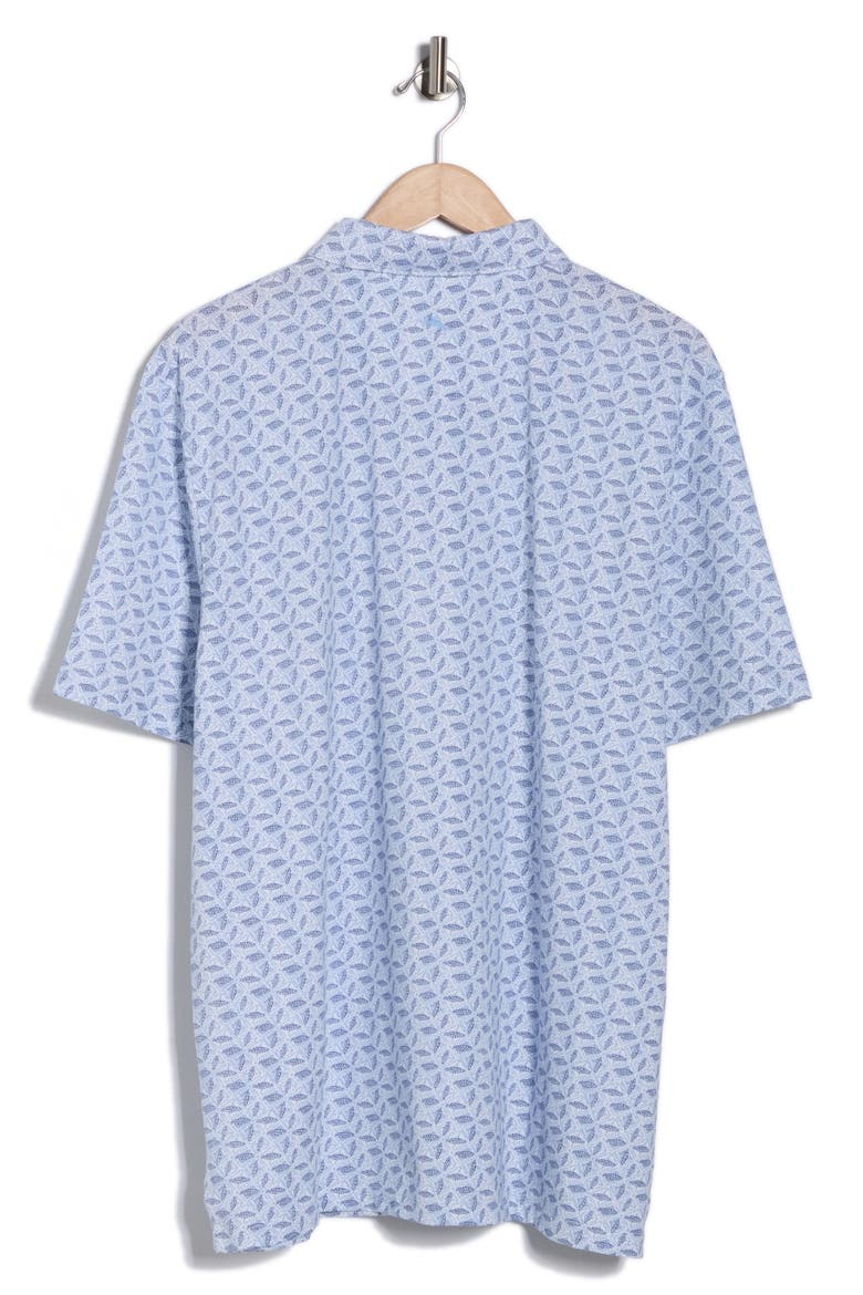San Rio Twill Sea Flower Knit Polo, Alternate, color, COBALT HAZE
