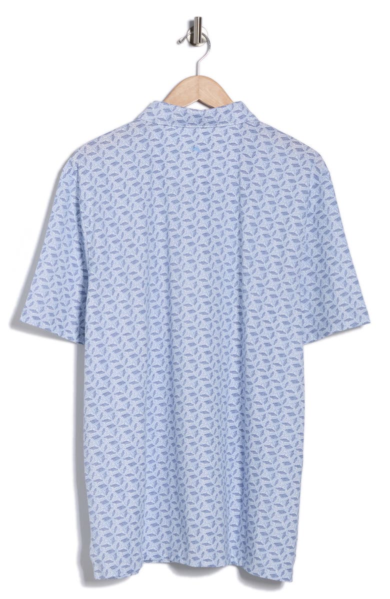 Tommy Bahama San Rio Twill Sea Flower Knit Polo, Alternate, color, Cobalt Haze