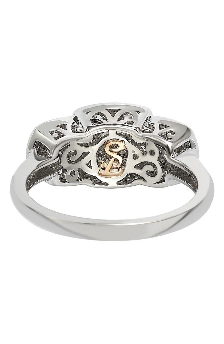 SUZY LEVIAN Sterling Silver CZ Bridal Ring, Alternate, color, White