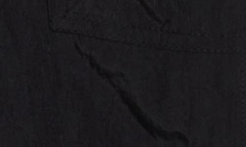 Shop Democracy Tech Side Ruched Skirt In Black