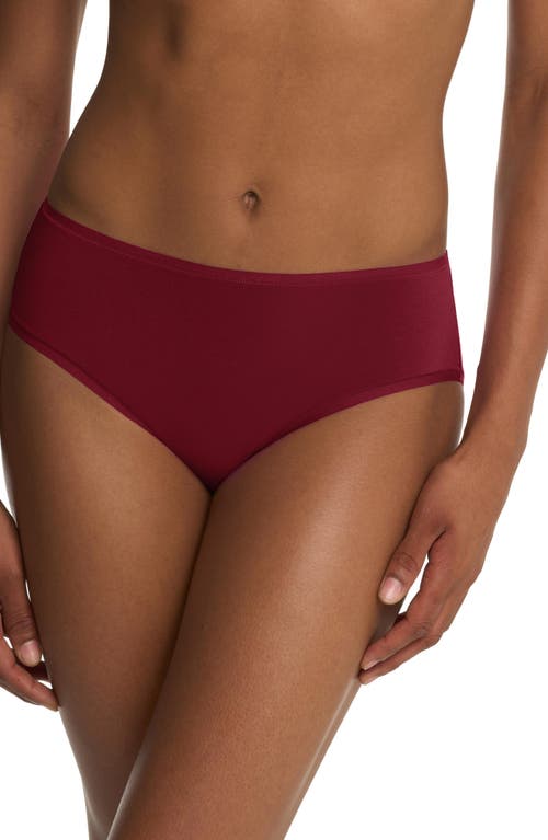 Natori Bliss Bare Cotton Hipster In Red