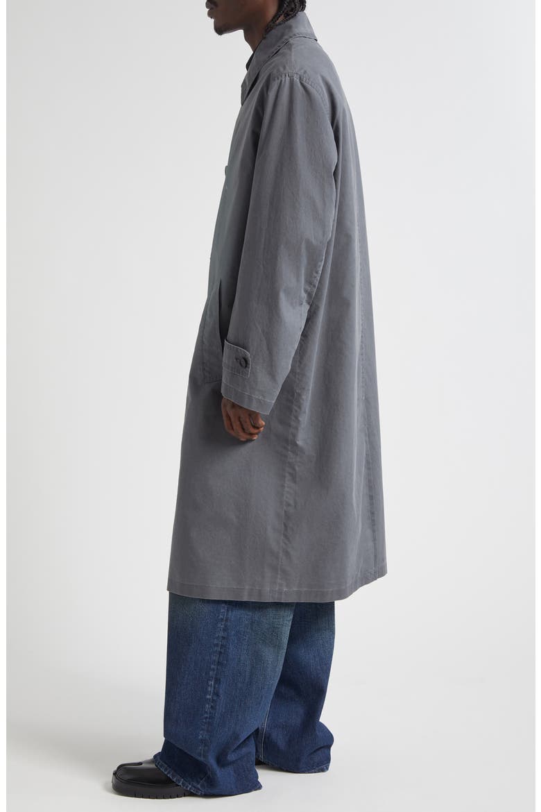 Spray Dye Cotton Coat, Alternate, color, ANTHRACITE