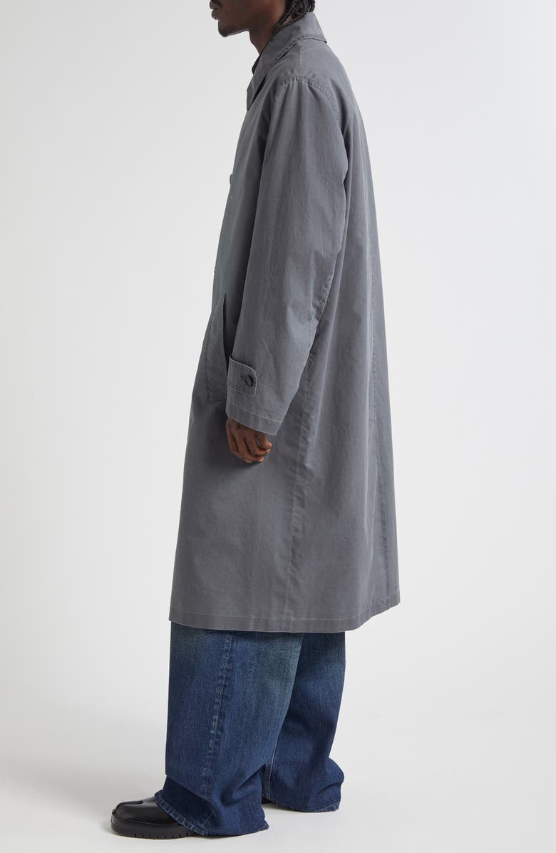 MM6 Maison Margiela Spray Dye Cotton Coat, Alternate, color, Anthracite