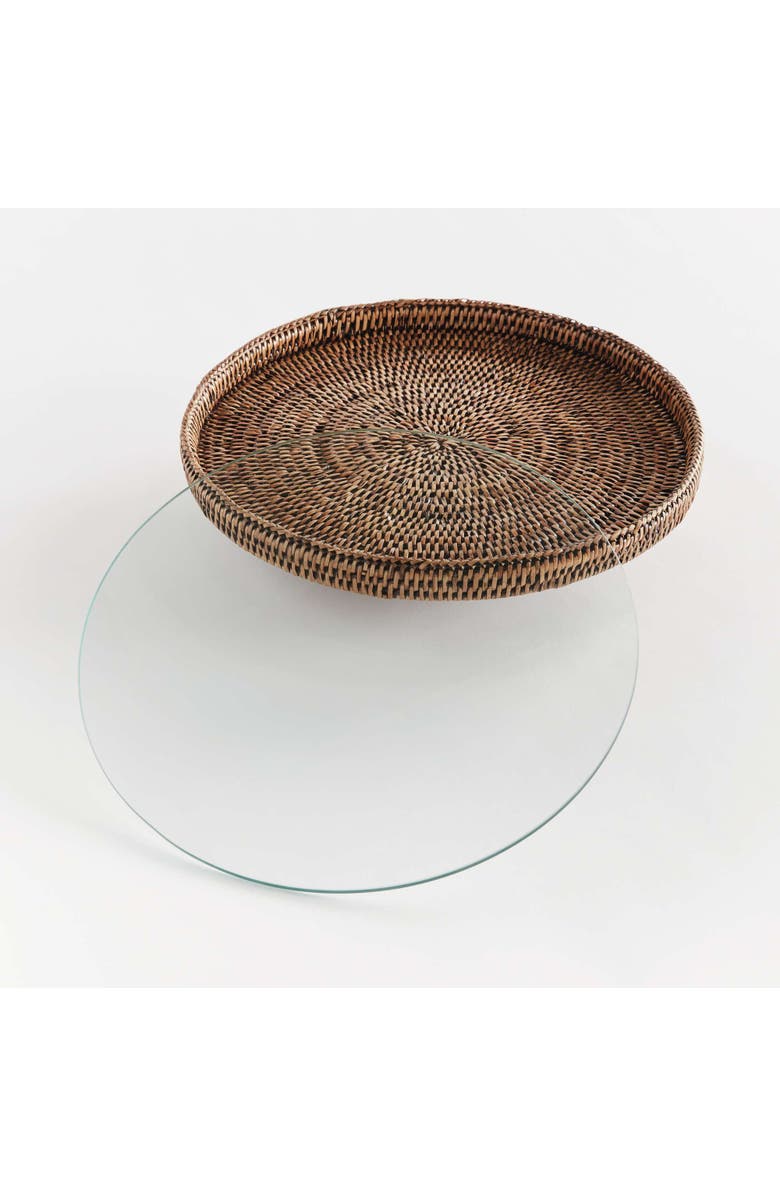 Napa Home & Garden Burma Rattan Serving Stand, Alternate, color, Brown