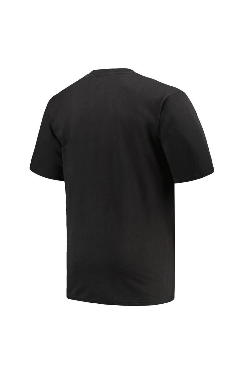 PROFILE Men's Profile Black/Heather Gray Los Angeles Dodgers Big & Tall T-Shirt Combo Pack, Alternate, color,